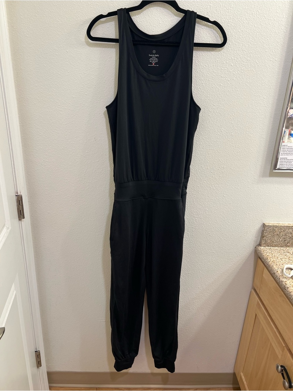 Sweaty Betty- Size Small Gary Jumpsuit - Black - Picture 2 of 5